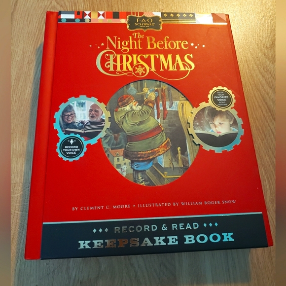 FAO Schwarz The Night Before Christmas 🎄 Record keepsake book - Picture 1 of 3